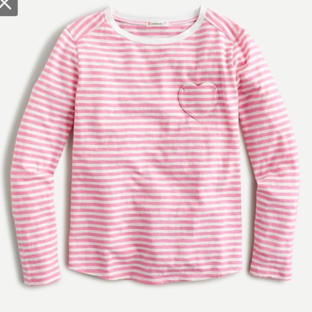 Crew cuts red stripe shirt